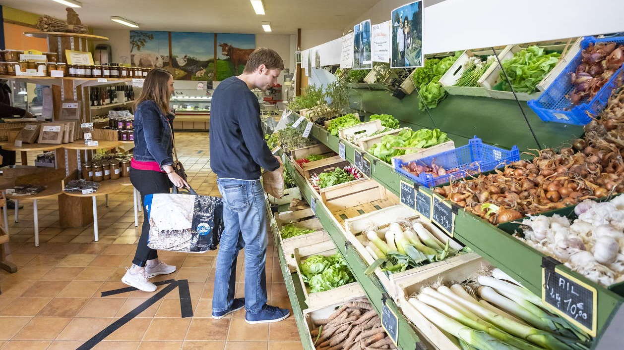 De nombreux points de vente proposent des produits locaux