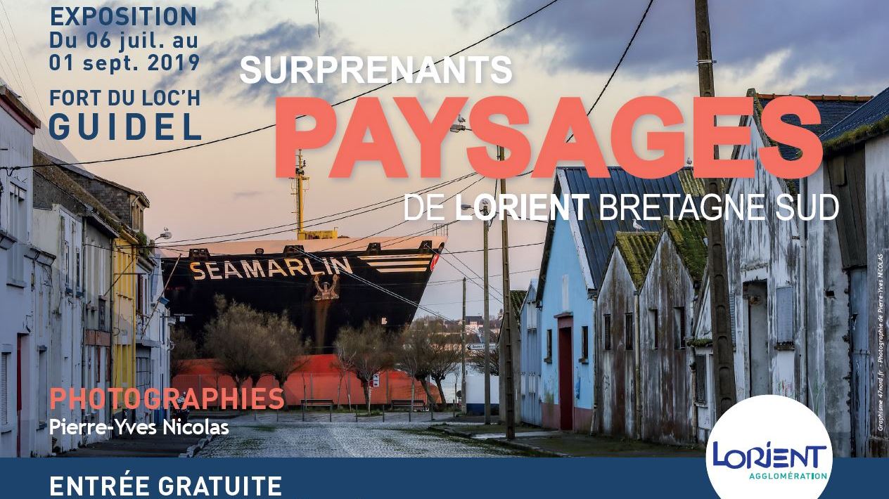Exposition Surprenants paysages de Lorient Bretagne Sud