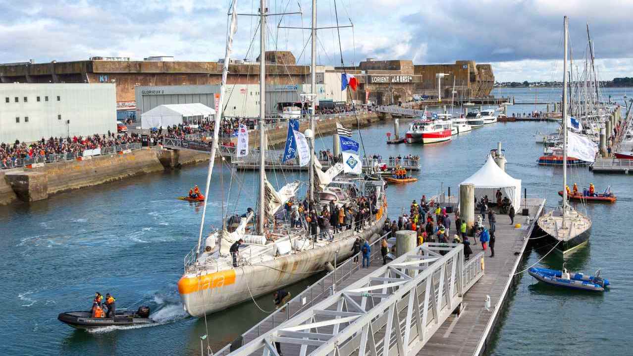 Lorient La Base en fête pour le retour de la goélette scientifique de l'expédition Tara Pacificic