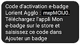 SMS Code d'activation