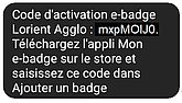 SMS Code d'activation