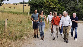 Fabrice Loher à la rencontre des exploitants agricoles du territoire