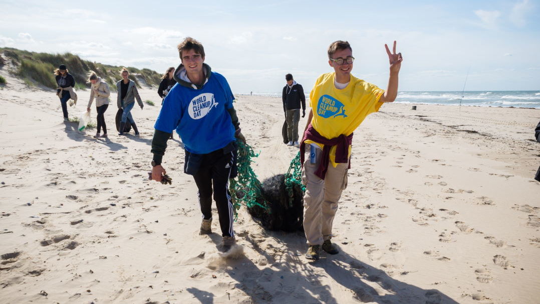 World CleanUp Day Nettoyage de la plage