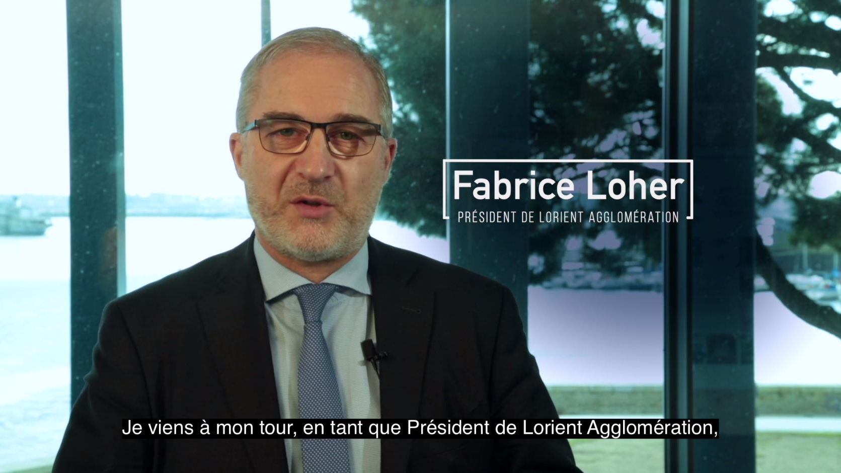 Vœux 2021 de Fabrice Loher, Président de Lorient Agglomération