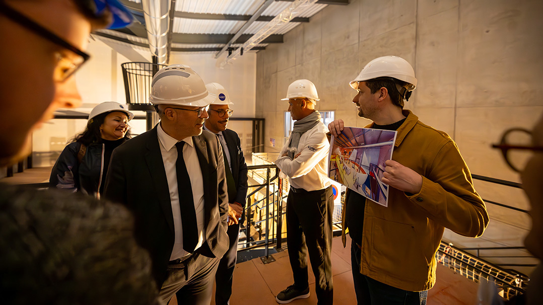 Visite de chantier Cité des Moussaillons