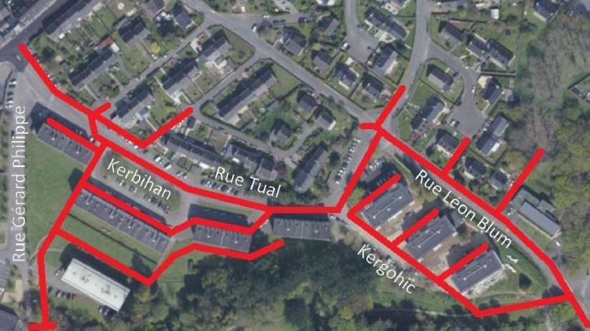 Hennebont : quartier Blum/Tual/Kerbihan