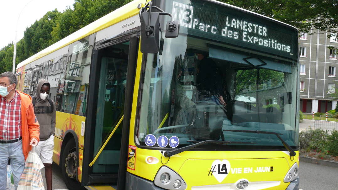 Bus La vie en jaune