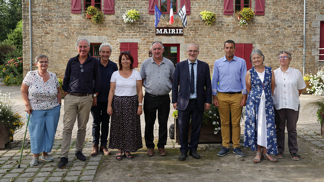 Fabrice Loher en déplacement à Lanvaudan