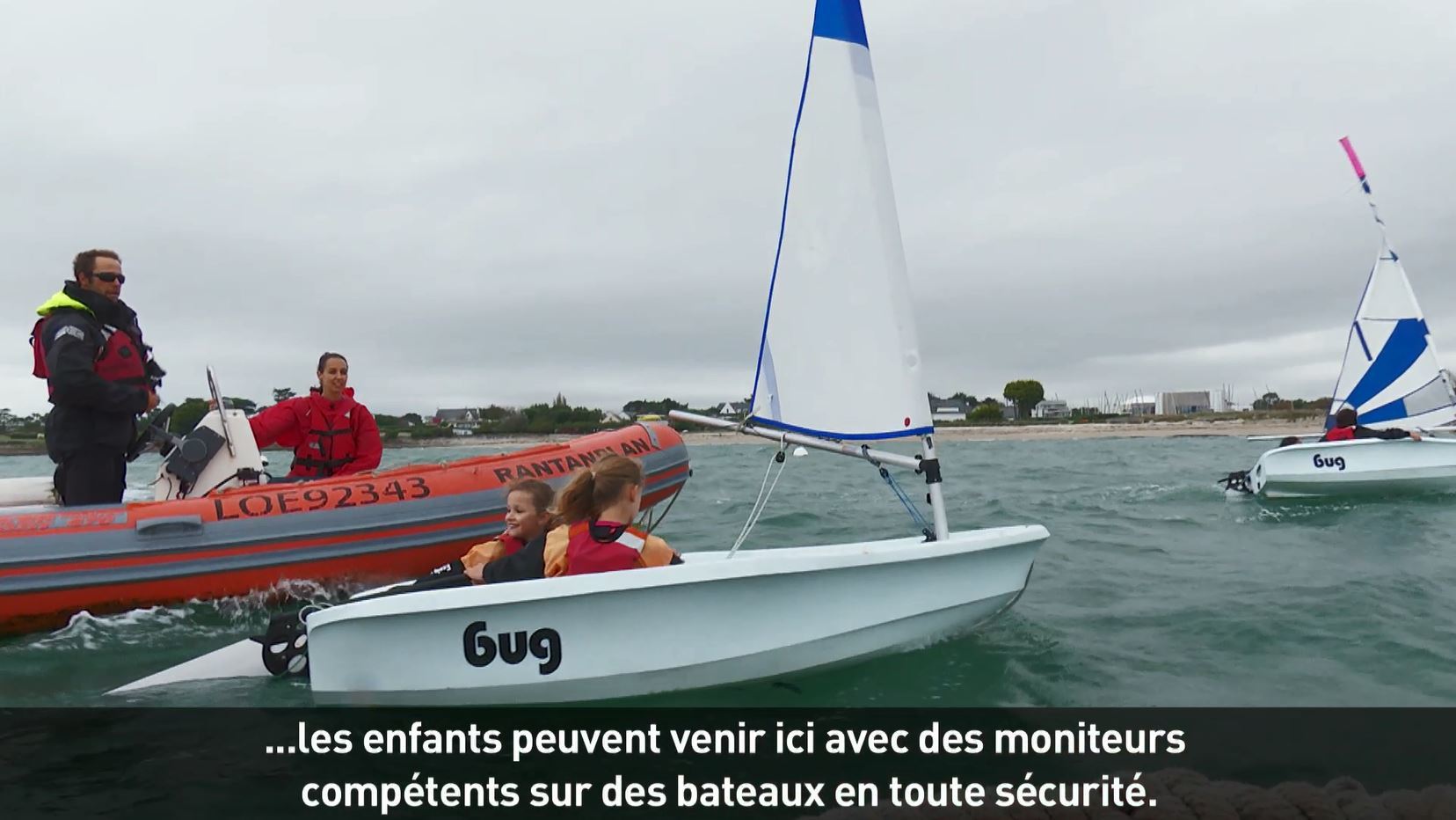 Vidéo Voile : bon vent et belle mer pour les scolaires