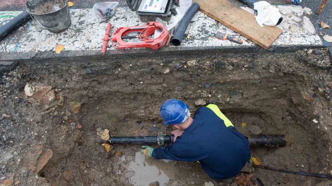 Travaux canalisation eau potable