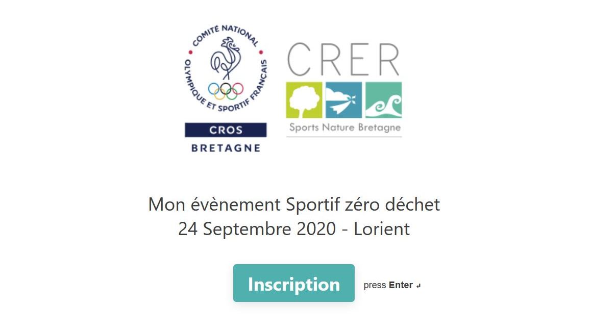 Mon évènement Sportif zéro déchet