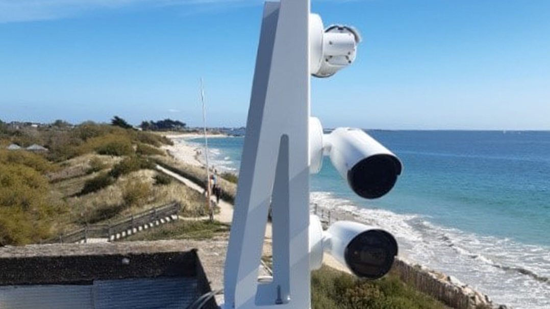 Dispositif vidéo Larmor Plage