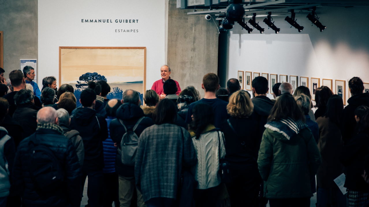 Visite commentée exposition Emmanuel Guibert Lorient