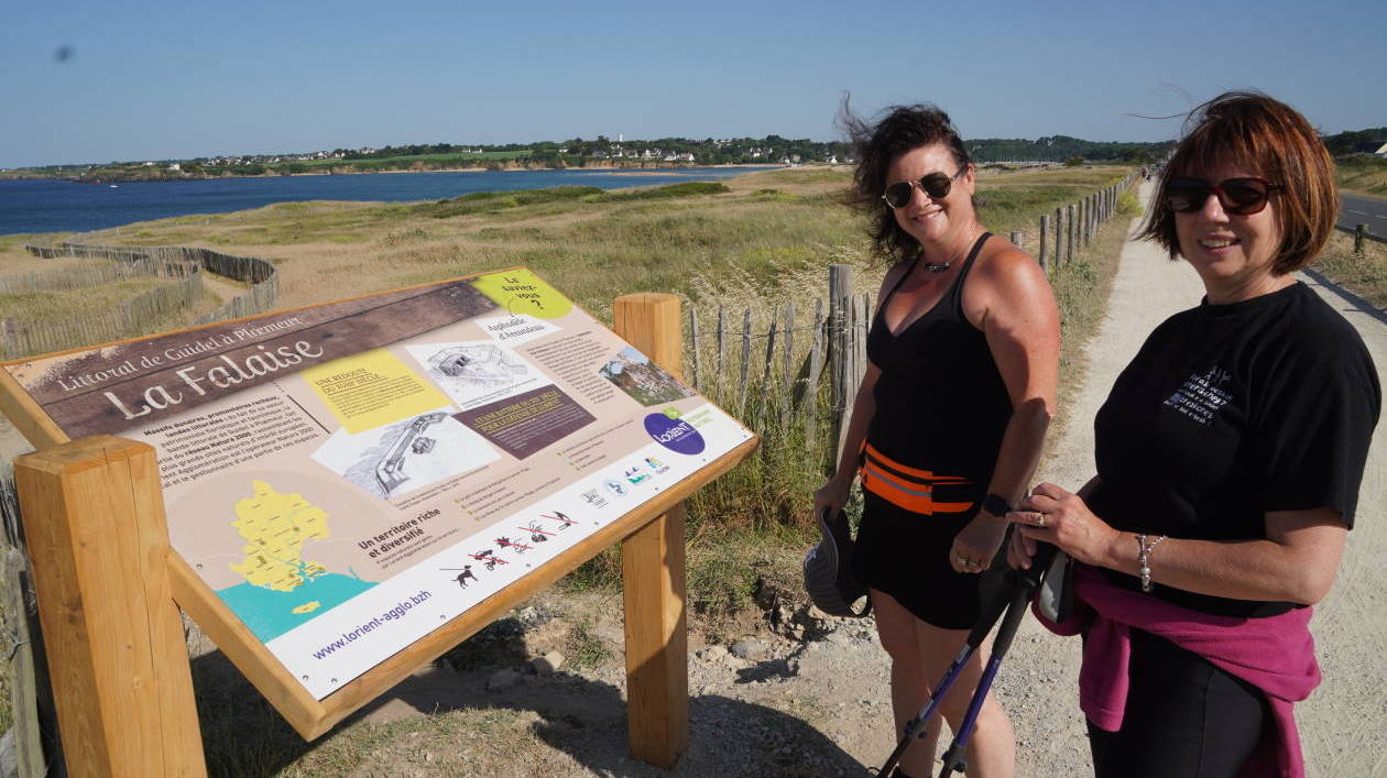 Signalétique littoral Guidel Ploemeur