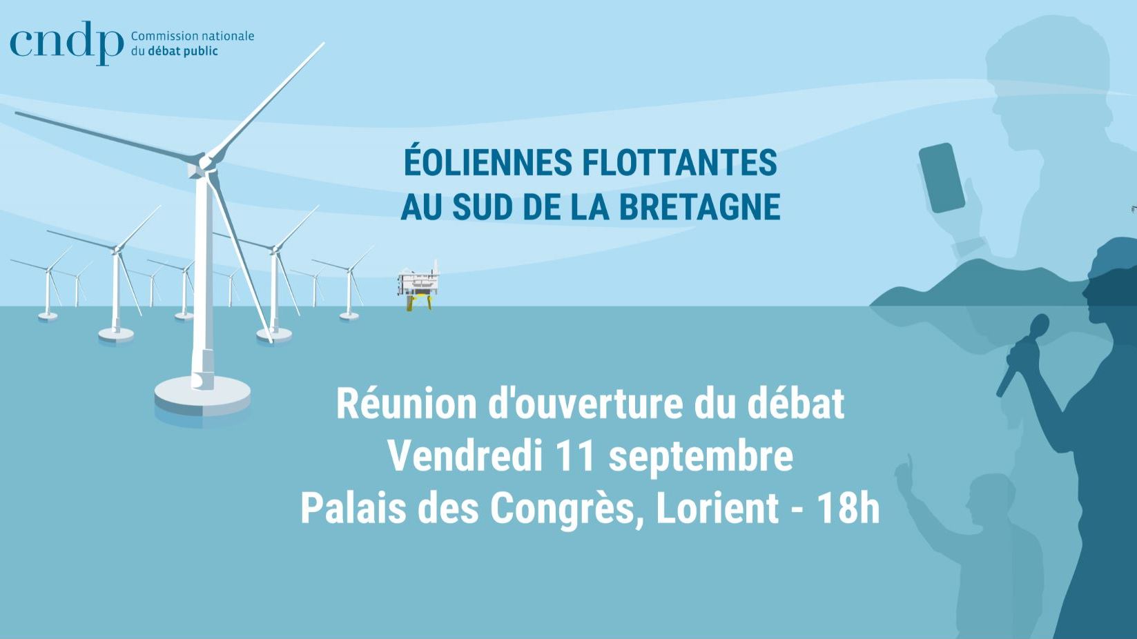 Débat public - Éoliennes flottantes au sud de la Bretagne