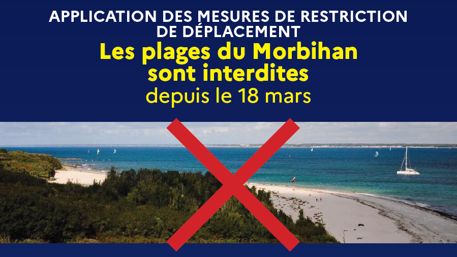 lages du Morbihan interdites depuis le 18 mars