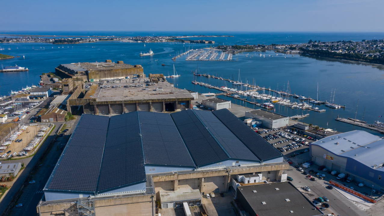 Ferme solaire à Lorient La Base