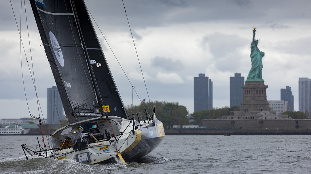 Arrivée des Class40 à New York