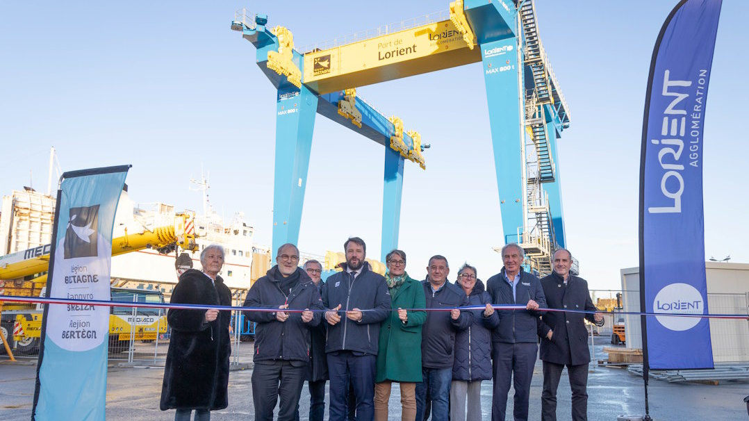 Inauguration élévateur à bateaux Lorient