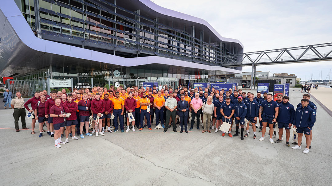 Accueil équipes Championnat du monde militaire de rugby à XV