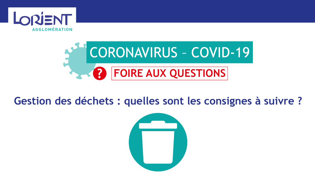 Visuel FAQ Déchets Covid-19