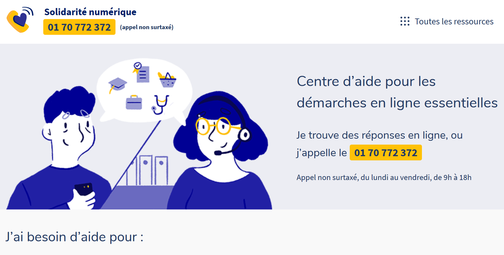 Plateforme Solidarité numérique