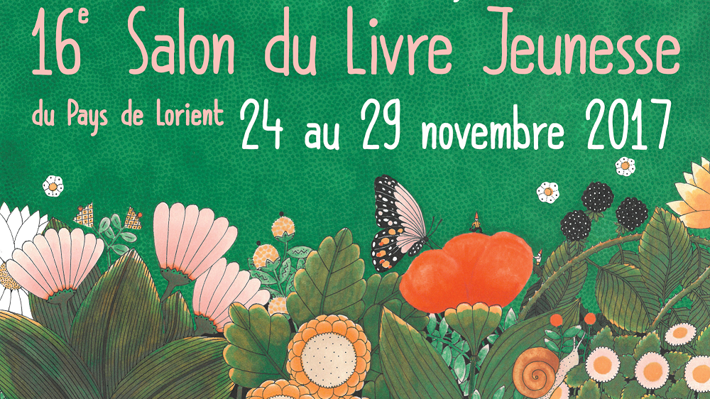 Affiche Salon livre jeunesse du Pays de Lorient