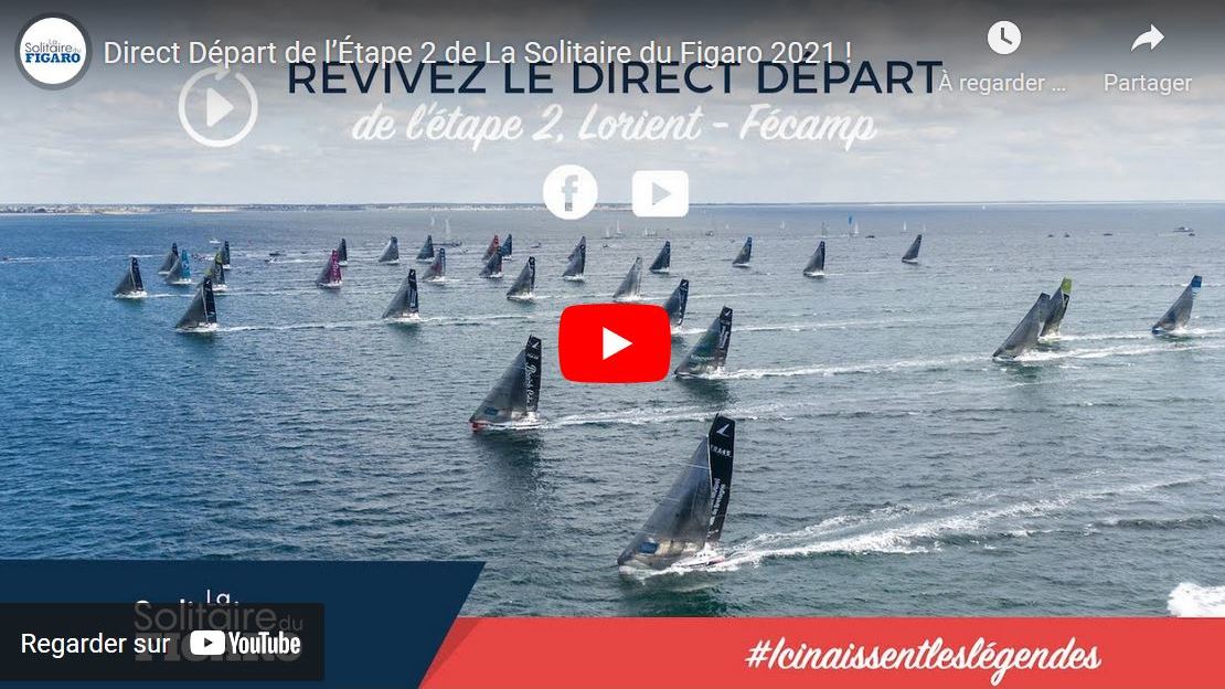 [Replay] Départ en direct de Lorient de La Solitaire du Figaro