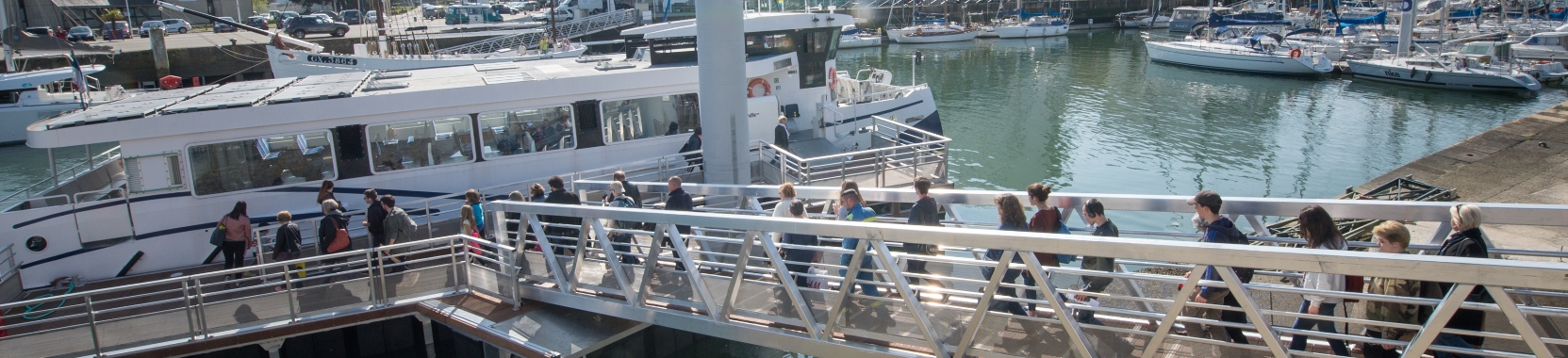 Le nouvel embarcadère du quai des Indes à Lorient