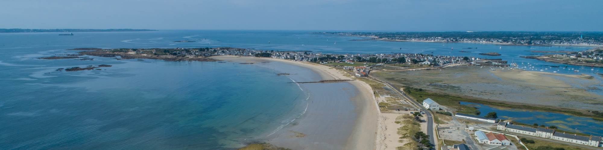 Grande plage – Gâvres. Photo : © LA - Fly HD