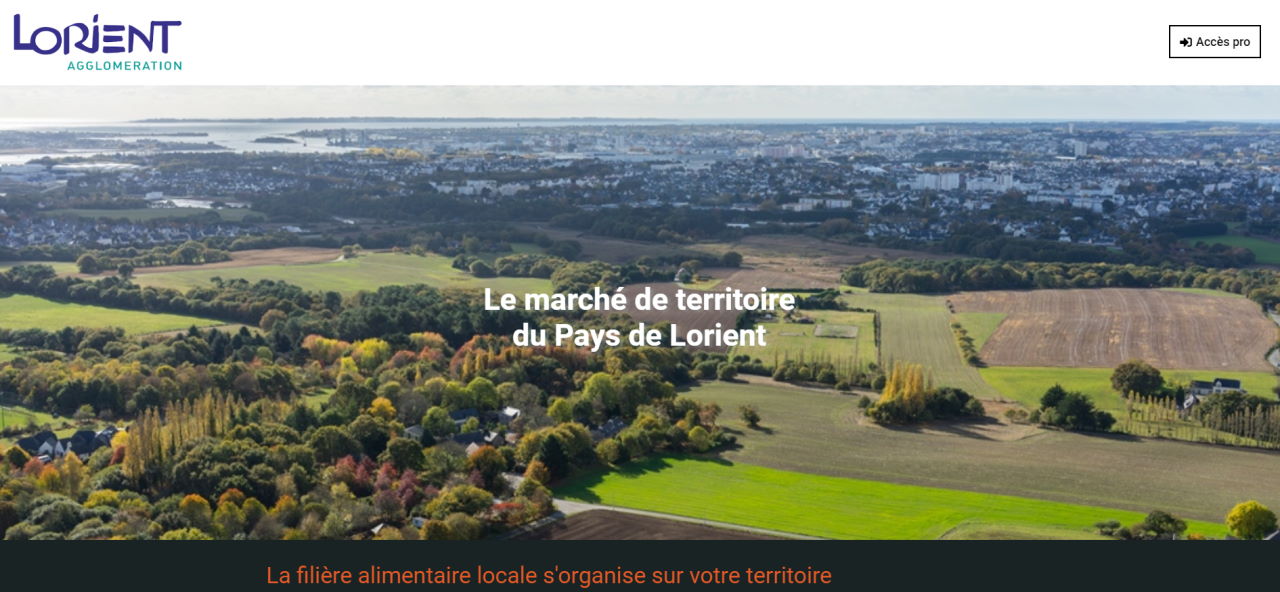 Marché de territoire du Pays de Lorient