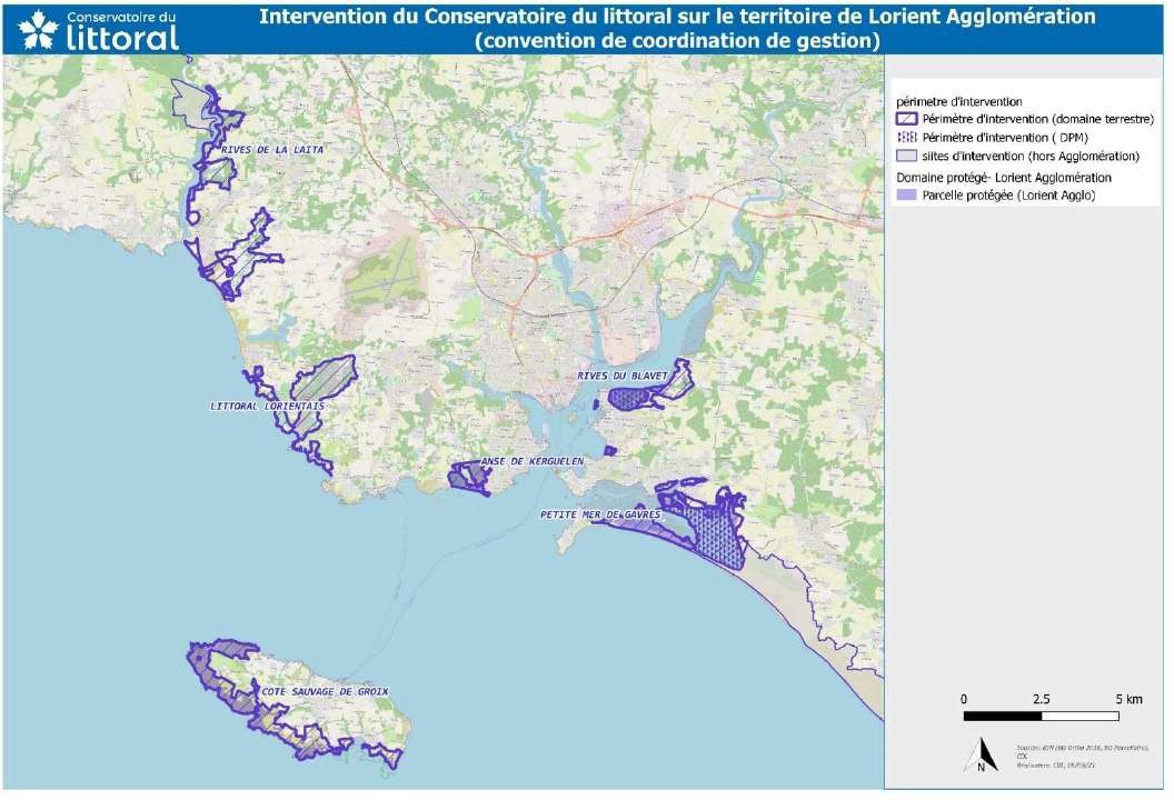 Conservatoire du Littoral à Lorient Agglomération