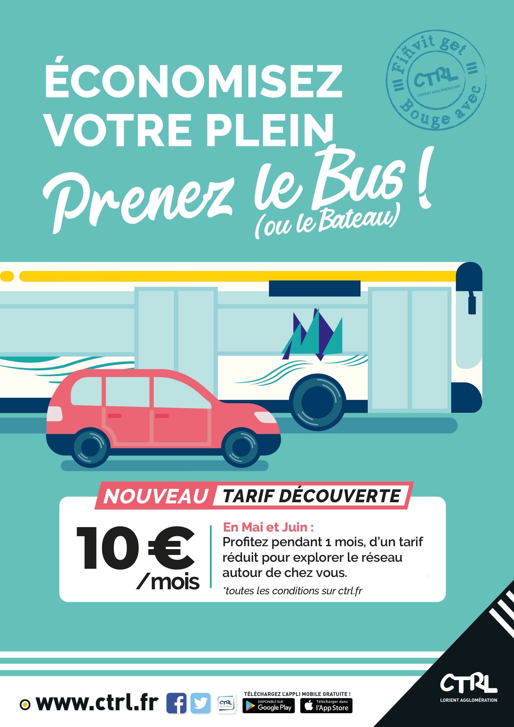 Affiche tarif découverte