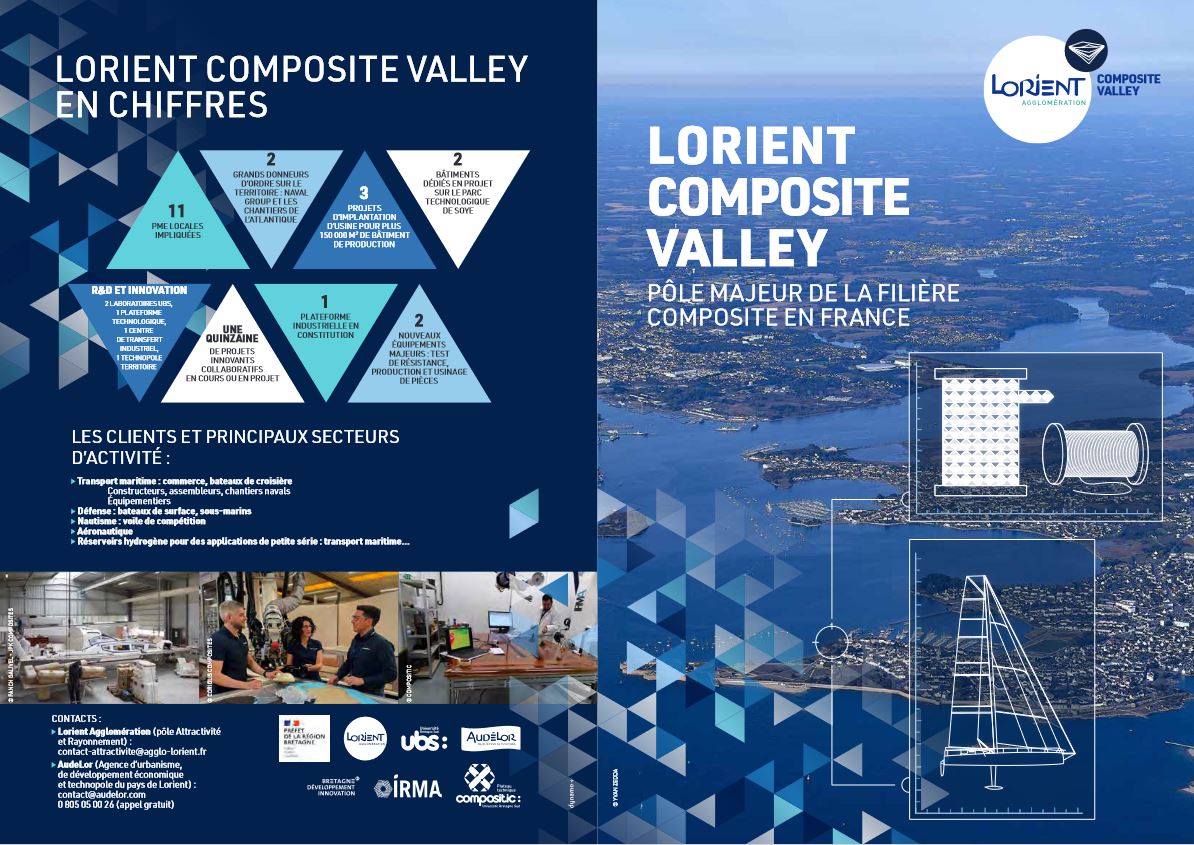 Plaquette de présentation de Lorient Composite Valley 