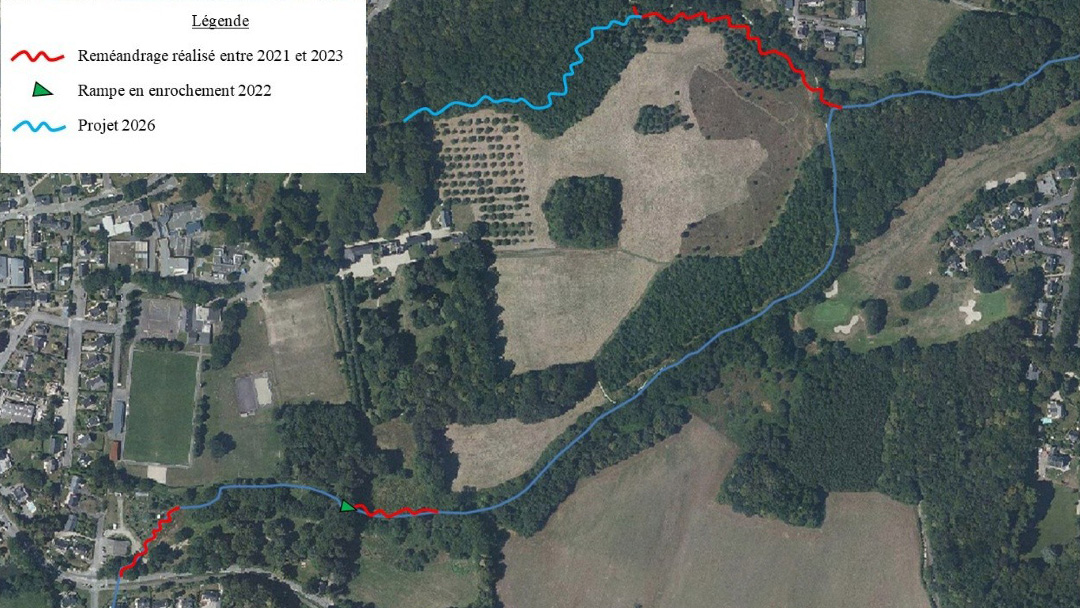 plan rivière domaine du Lain