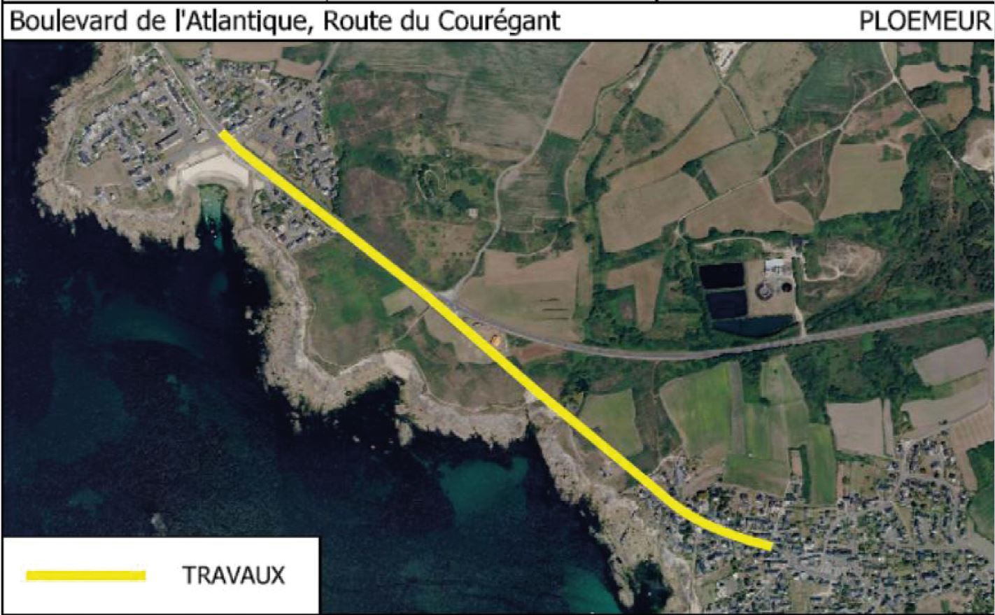 Travaux sur les réseaux d’eau potable et d’assainissement à Ploemeur