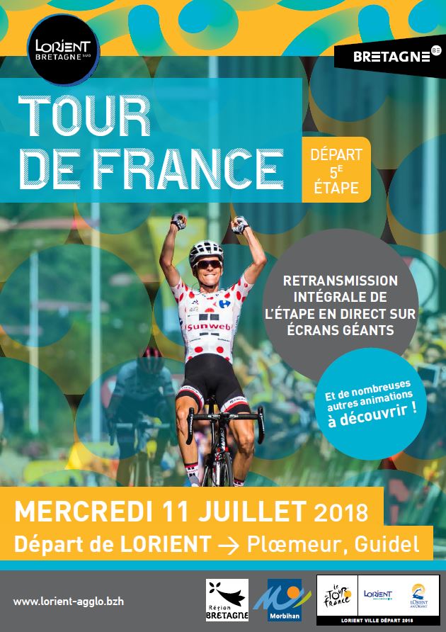 Affiche étape Lorient Tour de France