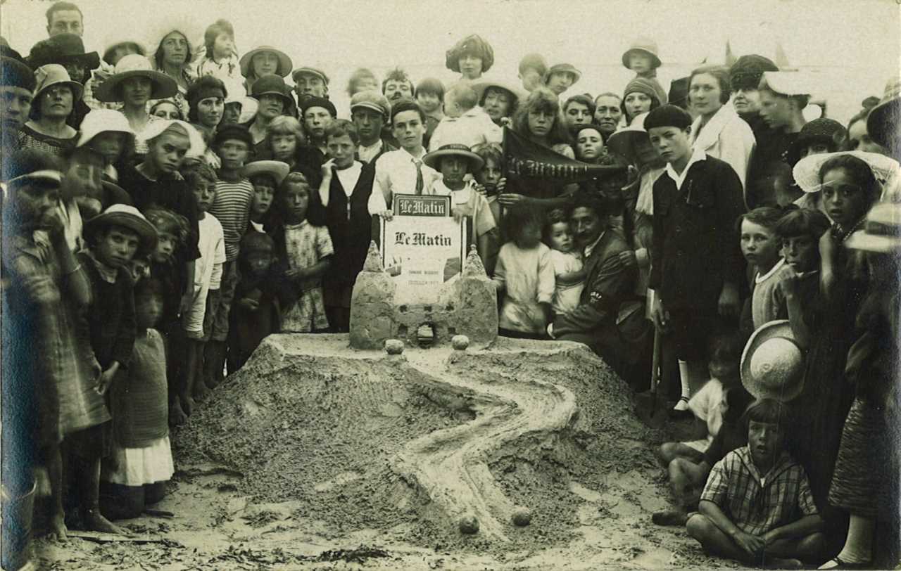 Carte Postale, Larmor-Plage, concours de châteaux de sable