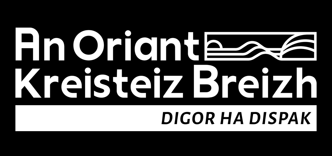 Logo Lorient Bretagne Sud breton blanc