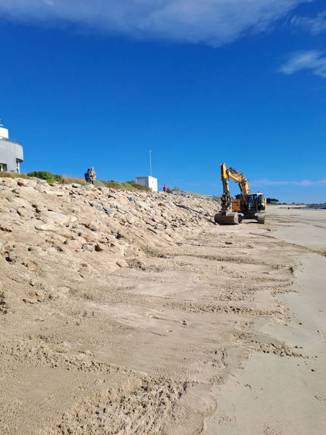 Enrochement à Kerguelen à Larmor-Plage